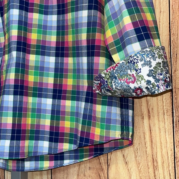 Men's Multicolor Plaid Shirt - Picture 2 of 10